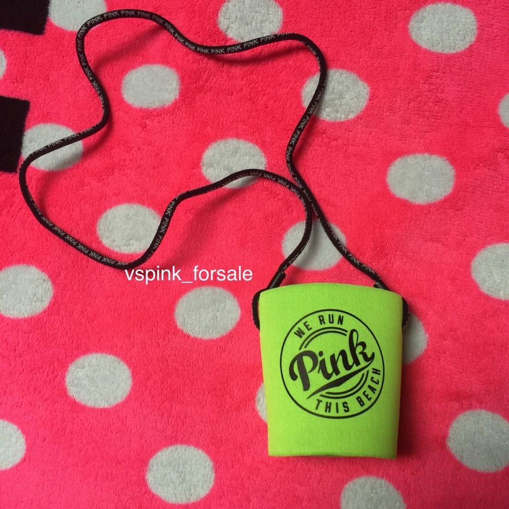 VS PINK Lanyard Koozie